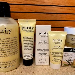 Purity Prep set by Philosophy Purity Made Simple  4 PC. Set NEW